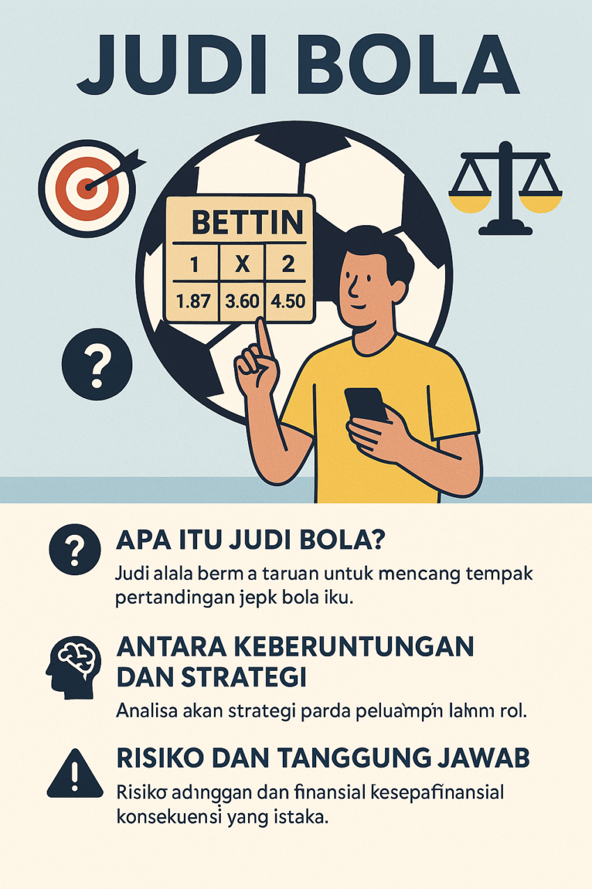 Judi Bola: Antara Strategi, Hiburan, dan Risiko
